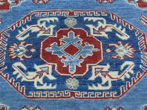 Buy 4'10"x4'10" Handmade Tribal Design Square Kazak Pure Wool Oriental ...