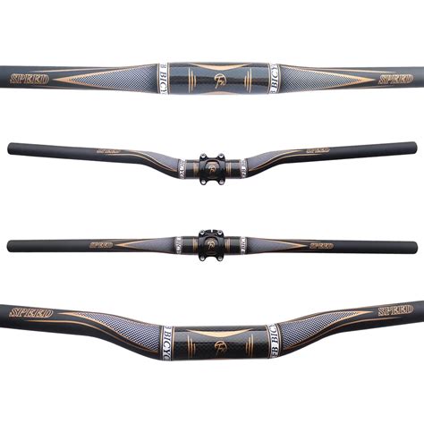 FCFB Full Carbon Fiber MTB road Bicycle Handlebar mtb mountain bike Flat rise bent bar 31.8*700 ...