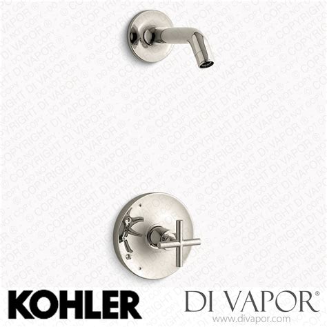 Kohler Shower Trim Kit with Cross Handle, without Showerhead (K ...