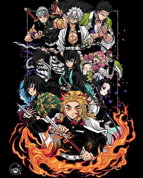 The Pillars Kimetsu no Yaiba | Anime demon, Anime, Slayer anime