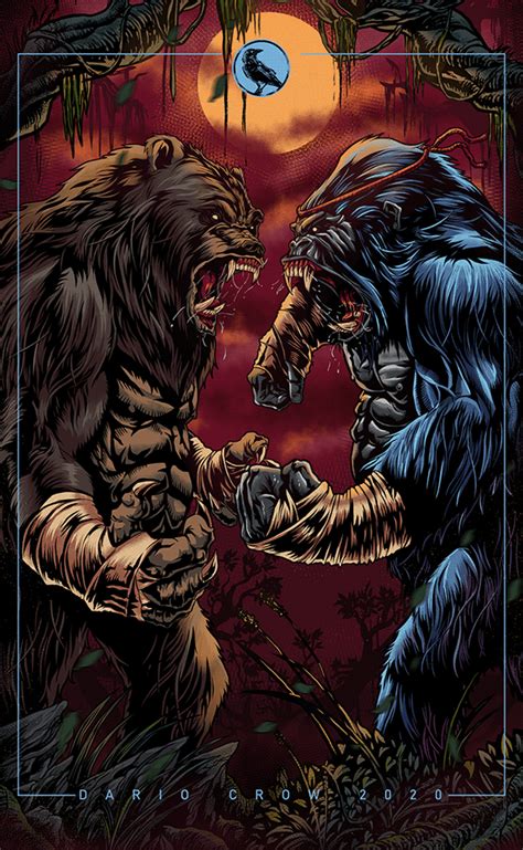 Bear vs Gorilla on Behance