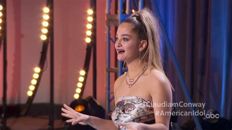 Claudia Conway gives dramatic debut on ABC's 'American Idol' season premiere - ABC7 San Francisco