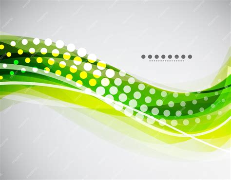 Premium Vector | Vector flowing wave line background