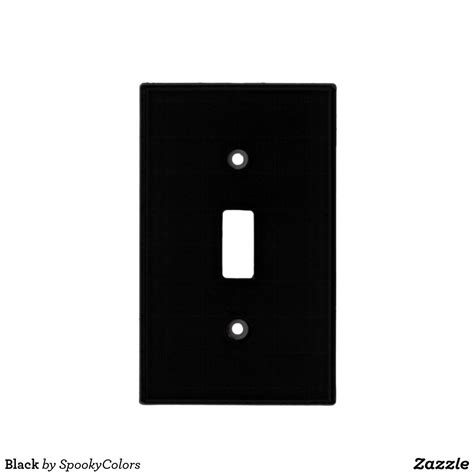 Black Light Switch Cover | Zazzle.com in 2021 | Black light switch, Light switch covers, Black ...