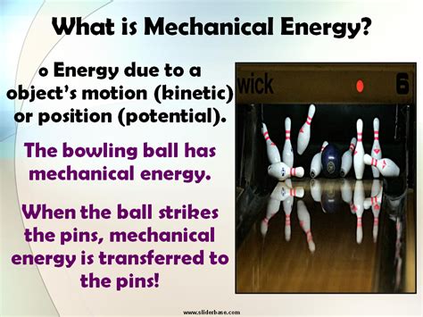 Forms Of Mechanical Energy Examples : energy transformation examples / For example, the singer's ...