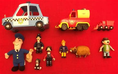 KIDS TOY BUNDLE: Postman Pat, Bob The Builder, Fireman Sam. Figures ...