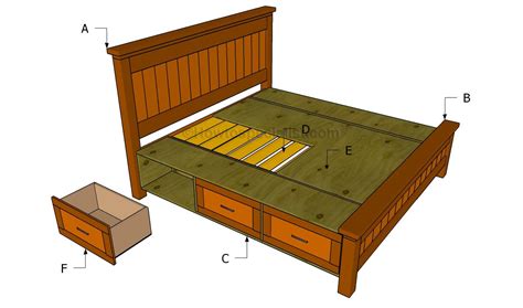 How Do You Build A Bed Frame With Drawers at Ryan Jones blog