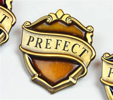 New Hufflepuff Hogwarts Prefect Badge Harry by KingsCrossStation