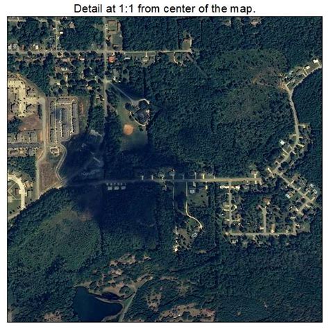 Aerial Photography Map of Jacksonville, AL Alabama