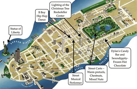 Tourist Map of Manhattan