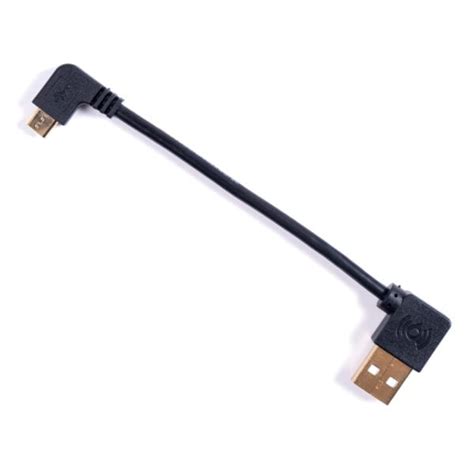 Right Angle Micro USB Cable - USB 2.0 A-Male to Micro B - Sixfab