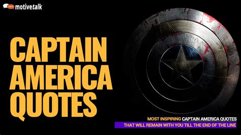 21 Best Captain America Quotes - All Are Leadership Quotes