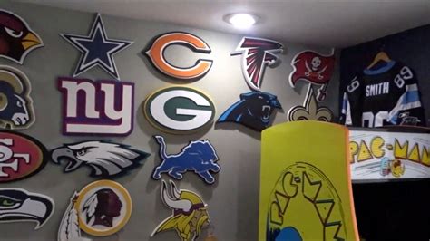 Dallas Cowboys Man Cave!! - YouTube