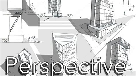 Architecture Sketch Tutorial 3 perspective - YouTube