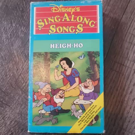 CLASSIC DISNEYS SING Along Songs - Heigh-Ho VHS 1987 Animation Tested ...