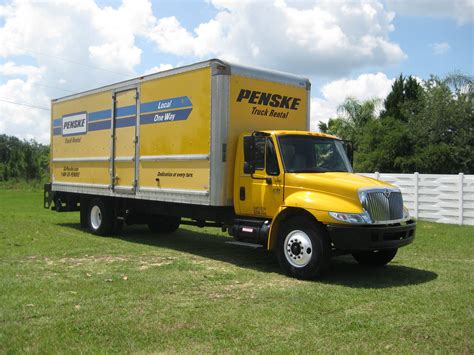 Penske Truck Rental - International 4300 / Morgan Box Truck with Maxon Lift-gate - a photo on ...