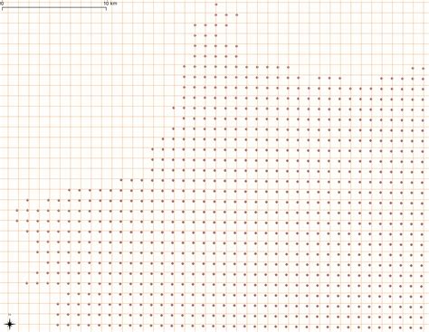 coordinates - Creating grid following points in QGIS? - Geographic Information Systems Stack ...