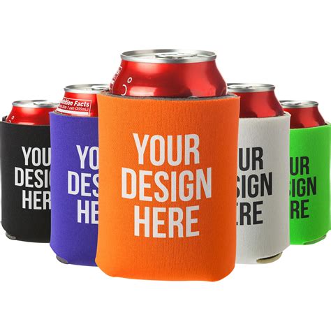 Custom can cooler Drinkware Cozies Drink & Barware etna.com.pe