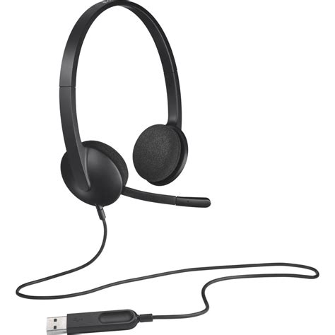 Logitech USB Headset H340, Stereo, USB Headset for Windows & Mac | 981 ...