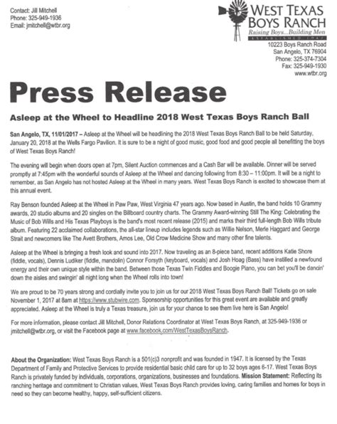 West Texas Boys Ranch Ball :: KRUN AM 1400 - Ballinger, TX ~ Where ...