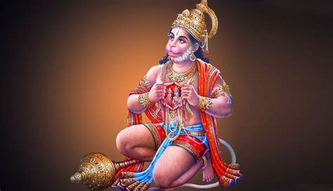 Download Hanuman Opening Heart 4k Hd Wallpaper | Wallpapers.com