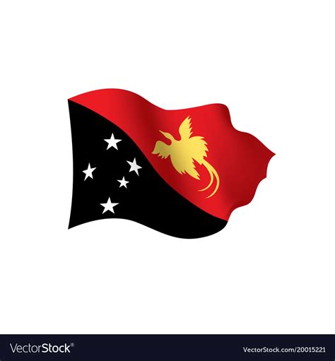 Papua New Guinea Flag Royalty Free Vector Image - vrogue.co