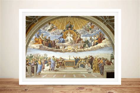 Disputation of the Holy Sacrament Wall Art | Classic Raphael Art for Sale