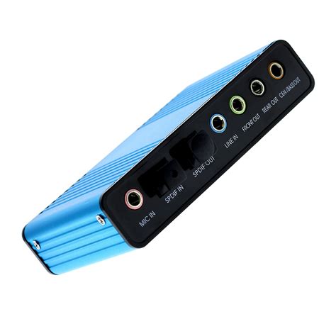 Buy USB 2.0 External Sound Card 6 Channel 5.1 Surround Adapter Audio S ...