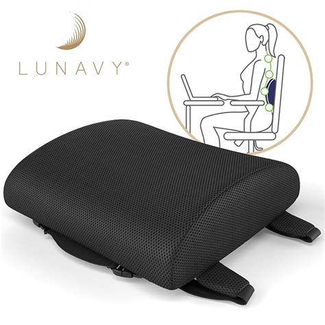 Bedding & Linens Car Firm Foam Ergonomic Lower Back Pillow for Desk ...