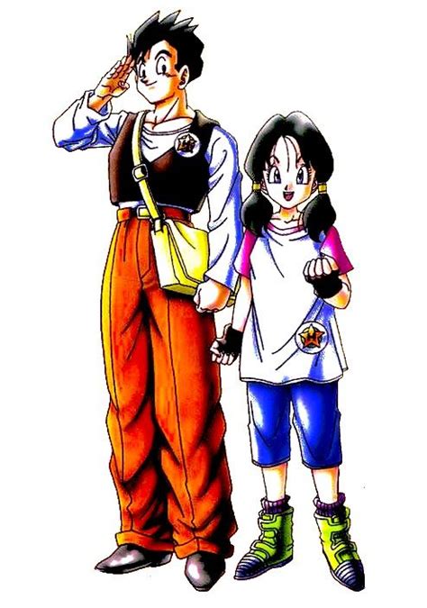 The team couple. Gohan and Videl. #SonGokuKakarot Dbz Gohan, Vegeta And Bulma, Dragon Ball Art ...