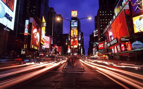 new york, times square, night city Wallpaper, HD City 4K Wallpapers ...