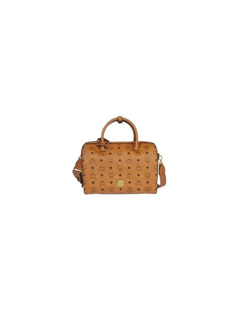 MCM Mcm Logo Motif Print Tote - Brown - 10903768 | italist