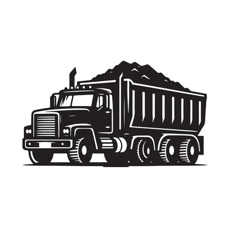 Truck icon illustration SILHOUETTE 43550837 Vector Art at Vecteezy