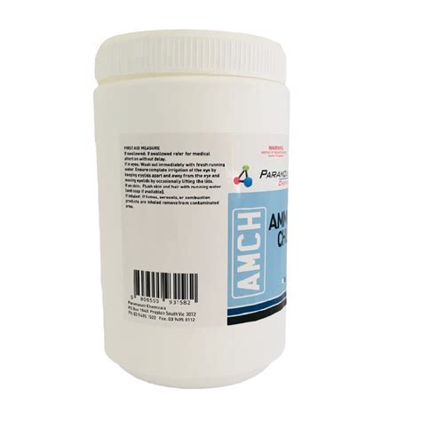 Buy Ammonium Chloride online | Paramount Chemicals, Melbourne, Victoria