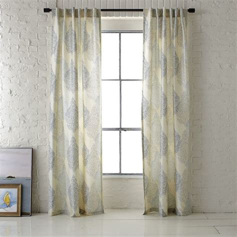 Ambi Printed Window Panel - Contemporary - Curtains - by West Elm