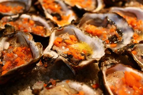 Free Images : Oysters rockefeller, cuisine, Stuffed clam, ingredient, seafood, oyster, delicacy ...