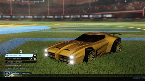 Rocket League Gold Cars PS4 - YouTube