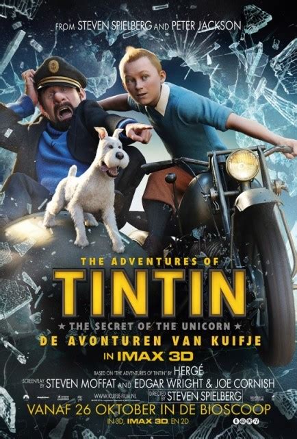 The Adventures of Tintin: The Secret of the Unicorn Movie Poster (#4 of 5) - IMP Awards