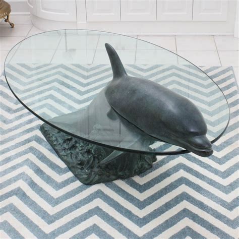 Glass Top Dining Table With Dolphin Base at davidakane blog