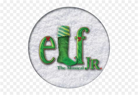 Elf Logo Snow Ball - Elf The Musical Jr Poster, HD Png Download ...