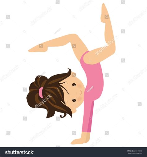 Girl Gymnastic Cartoon Stock Photos and Pictures - 22,375 Images | Shutterstock