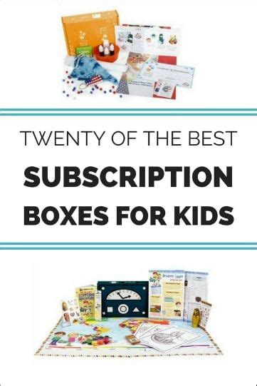 20 of The Best Educational Subscription Boxes for Kids