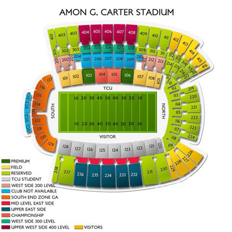 Tcu Stadium Seating Chart