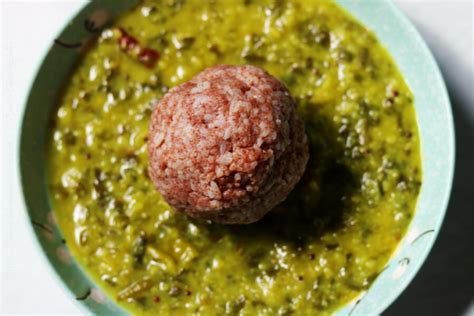 Ragi Sankati (Sangati): Andhra Finger Millet and Rice Balls - ãhãram