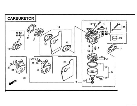 A Detailed Look at the Honda GCV160 Carburetor Schematic