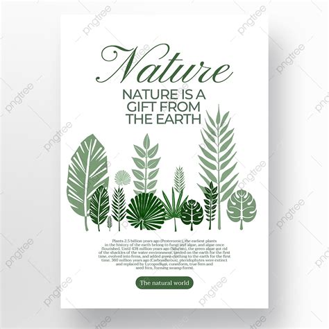 Plantilla De Cartel De Estilo De Naturaleza Creativa Descarga gratuita ...