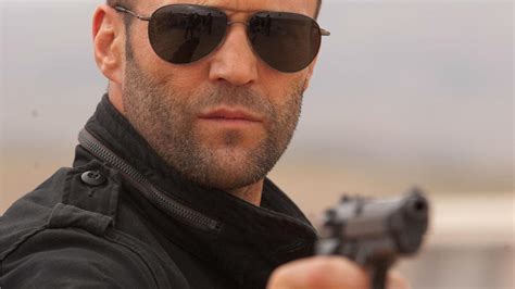 Jason Statham Gun Weapons Glasses Actor Male Jason Statham Design ...