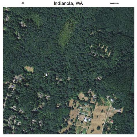 Aerial Photography Map of Indianola, WA Washington