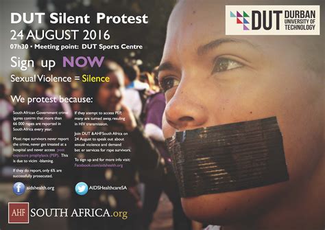 Invitation to participate in the DUT Silent Protest