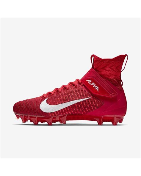 Nike Alpha Menace Elite 2 Football Cleat in Red for Men | Lyst